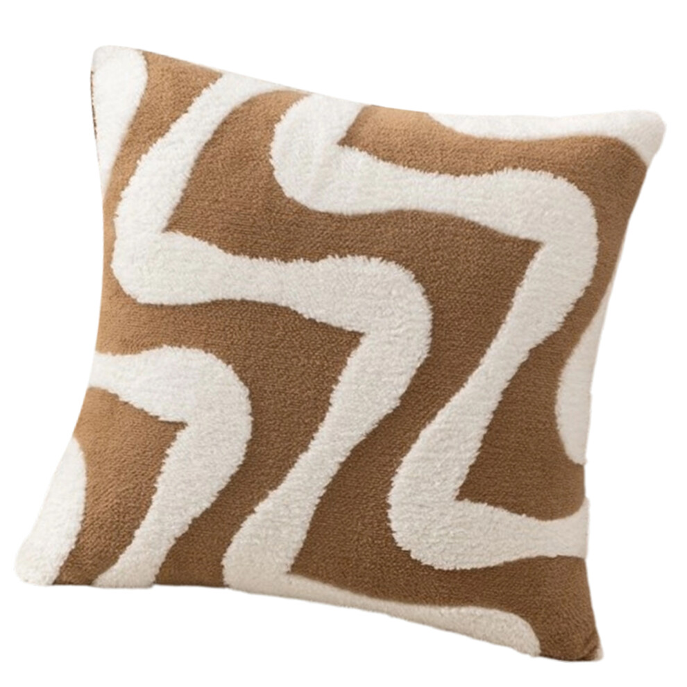 Gentle Skin Friendly Pillow Cover Set Wrinkles Proof Snow-brown