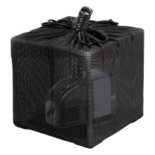 Filter Media Bag 10.24x10.24x10.24, PP Polyester, Anti Clogging Fine Mesh, Drawstring Closure, Pond Aquarium Filtration