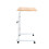 Living And Home Height Adjustable Mobile Table Overbed Desk with Wheels 4