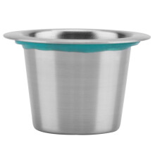 Újrafelhasználható kávékapszula pohár, prémium anyagú rozsdamentes acél újratölthető mini kávépárnák Nespresso háztartási