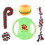 1 ensemble de jouets pour chiens, corde, éléments de noël-Style7 1