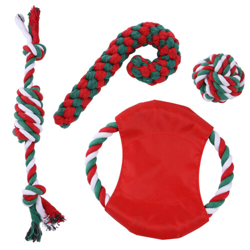1 ensemble de jouets pour chiens, jouets en peluche-Style1