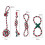 1 ensemble de jouets pour chiens, jouets en peluche-Style1 4