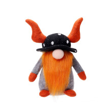 Halloween-Zwerg, Fledermaus, Kuhhorn, gefüllter Plüsch,-Horn