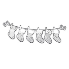Christmas Sock Metal Cutting Dies Stencils Crafts Cards Cutting