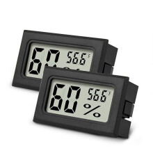 Hygrometer-Thermometer, 2-in-1-Messgerät für Schrank, Keller, Innenbereich, Temperaturanzeige in Fahrenheit, einfache Installation, präzise