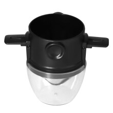 Bärbar kaffebryggare med hällbar kaffe, återanvändbart kaffefilter i rostfritt stål med dubbelskiktad mikronätdesign, lätt att rengöra och