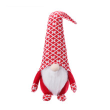 Kerstkabouter Faceless voor pop wol dwerg elf decoraties-Rood