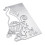 Kerst Gnome Kerstman Metalen Stansmessen Stencil DIY 1