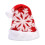 Chapeau de noël flocon de neige Simple, rouge/gris,-Rouge 1