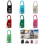 3 Digit Outdoor Combination Padlock Mini Resettable Lock-Red 4