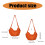 Casual Simple Nylon Shoulder Bag Large Capacity-orange S 2