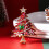 Cute Christmas Tree Brooch Pin Delicate Xmas Element-Green 7