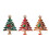 Cute Christmas Tree Brooch Pin Delicate Xmas Element-Green 2