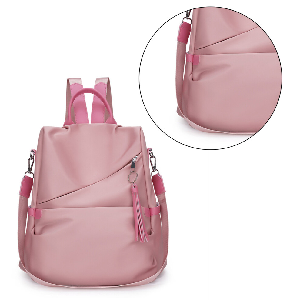 Travel Daypack Convertible Designed Shoulder Bag Backpack-Pink-image-OPC-PNBSJDT-NEW