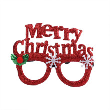 Christmas Decorations Glasses Frame Adult Kids Glass Xmas-Red