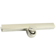 DIY Handbag Replacement Metal Twist Lock 9.5CM Replacement Bag Hardware Silver