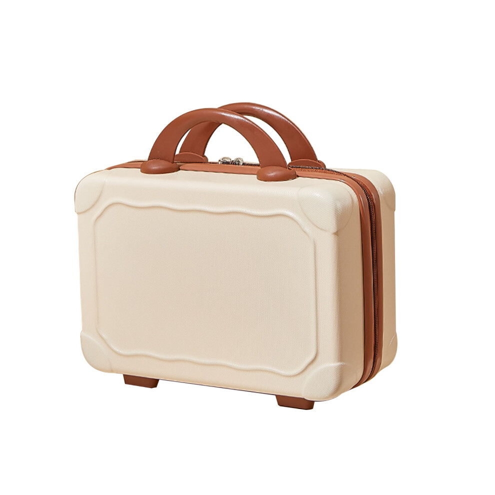 Travel Cosmetic Bag 14 inch Suitcase Storage Makeup Bags-Beige