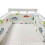 Breathable Mesh Cot Liner A15 Model 250cm x 30cm Cot Bumper Padded Cot Bumpers For Cot Bed Bumper Soft 1