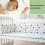 Breathable Mesh Cot Liner A15 Model 250cm x 30cm Cot Bumper Padded Cot Bumpers For Cot Bed Bumper Soft 2