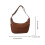 PU Leather Crossbody Shoulder Bag Dumpling Bag Large-Black 4