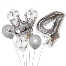 Ballons en aluminium de haute qualité, matériaux durables et fiables, adaptés à la décoration intérieure et extérieure, gonflables à l'air ou