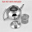 Καφετιέρα συμβατή με επαγωγική εστία, Καφετιέρα από ανοξείδωτο ατσάλι με 3