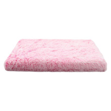 Pet Warming Pad SelfWarming Cat Bed Pad Plush Cushion For Routine Comfort ColdWeather Indoor Use Pink White Size L