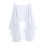 Chiffon Shawl Seaside Solid Color Shawl-89 white 1