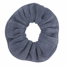 Ponytail Holder Microfiber Hair Tie Hair Towel Scrunchies-Gray