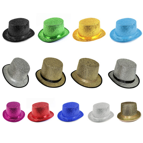 Vintage Hat Fedora Top Hat-silver white Childrens model 2