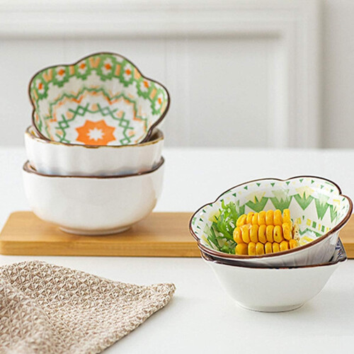 Dishwasher Safe, Bohemian Patterns With Underglaze Workmanship, Multi-Use For Daily Serving Needs 2