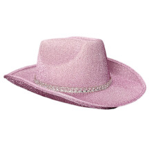 Glitter Cowgirl Hat Cowboy Hat Fedora Bachelorette Party-Pink