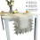 Embroidery Lace Table Runner Slip Resistant Polyester-40 130 4