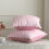 Plush Pillow Protectors Light Pink Easy Caring Washable Fabric 7