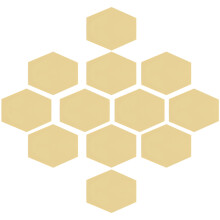 Mozaïektegels om zelf op te plakken, zeshoekige decoratieve muurstickers bieden een eenvoudige manier om je muren een nieuwe look te geven, geschikt