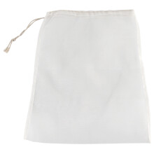 Saco de fermentação reutilizável para vinho e leite vegetal, bolsa de filtro de malha fina lavável com cordão, saco coador de nylon de 100 mesh