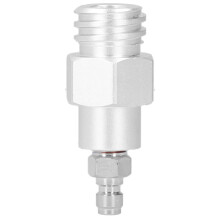Conector para cilindro de CO2 para máquinas de água com gás, adaptador de desconexão rápida em aço inoxidável, construção em liga de