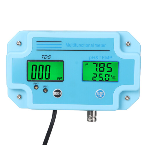 Smart Water Quality Tester, Versatile Water Quality Parameters LED Digital Display High Precision Fast Response For Drinking Water Food Processing 2