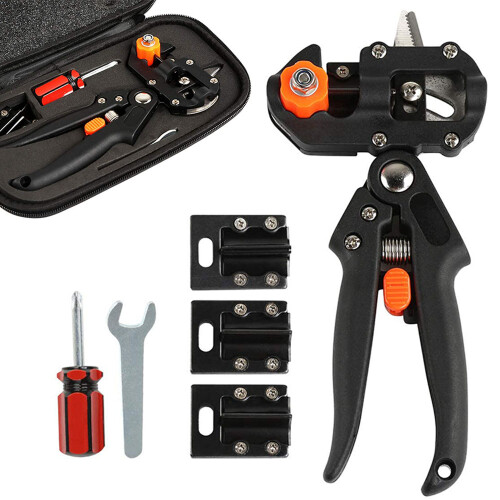 GraftingToolKit Pro, Κλαδευτήρι EasyHandle από Ατσάλι ABSSteel, 3 Αντικαταστάσιμες Λεπίδες,