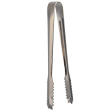 Pinça para servir, pinça de gelo em aço inoxidável de qualidade alimentar para balde de gelo com cabo confortável e armazenamento para pendurar,
