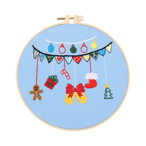 Kit de broderie de noël avec instructions-Cadeau de Noël 2