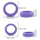 8pcs Quiet Caster Cover For Suitcase Wheels Silicone-Phosphor S 4
