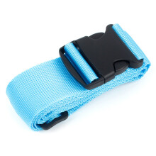 Baggage Connector Belt for Connecting Luggage-light blue