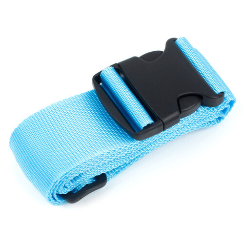 Baggage Connector Belt for Connecting Luggage-light blue
