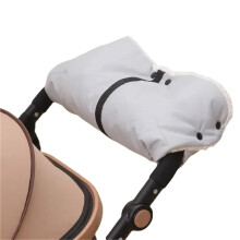 Winter Warm Stroller Gloves Thickened Windproof Pram Compatible Universal Push Chair Gloves Blue