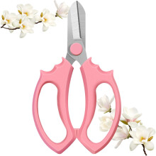 Präzise Blumenschere: Robuste Blumenschere, ideal für Links- und Rechtshänder, Klingen aus Edelstahl, ergonomischer Griff, komfortabler Griff, Pe
