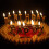 Κομψά χρυσά κεριά με γράμματα, οικολογικά μπαλόνια αλουμινίου υψηλής ποιότητας, 5