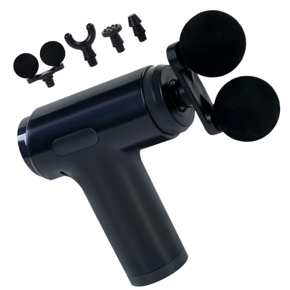 Body Massagers for Muscles Shoulder Massager With 4 Massage Heads Electric Handheld Quiet Relaxer For Athletes Travel