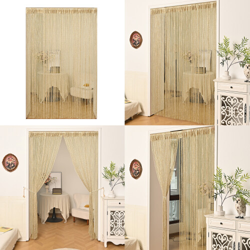 Contemporary Window Net Curtain Tall Density-Orange yellow 2